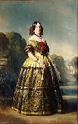Franz Xaver Winterhalter Portrait of Luisa Fernanda of Spain oil painting reproduction